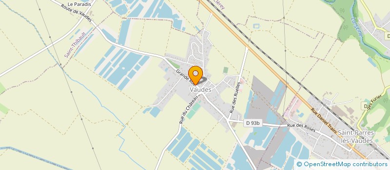 localisation de l'entreprise BCM GRANULATS  VAUDES