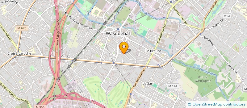 localisation de l'entreprise BCM IMMO  WASQUEHAL