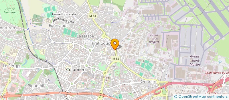 localisation de l'entreprise BCM IMMO à COLOMIERS