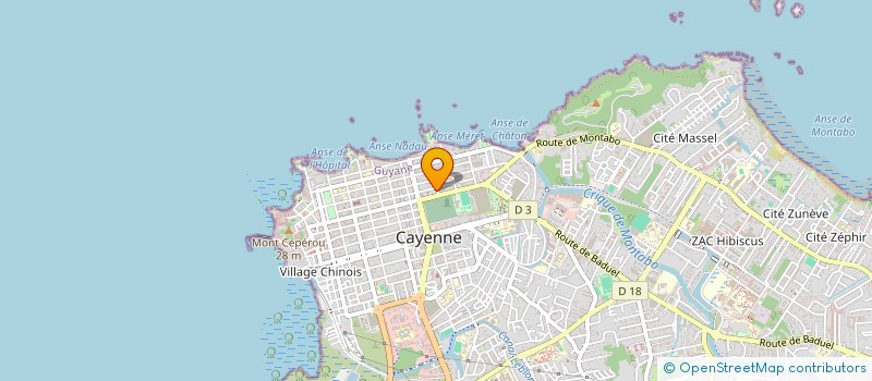 localisation de l'entreprise BCM IMMOBILIER  CAYENNE