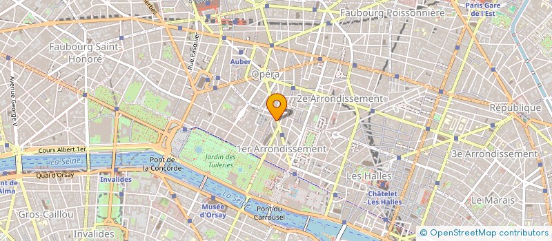 localisation de l'entreprise BCM PARTICIPATIONS à PARIS