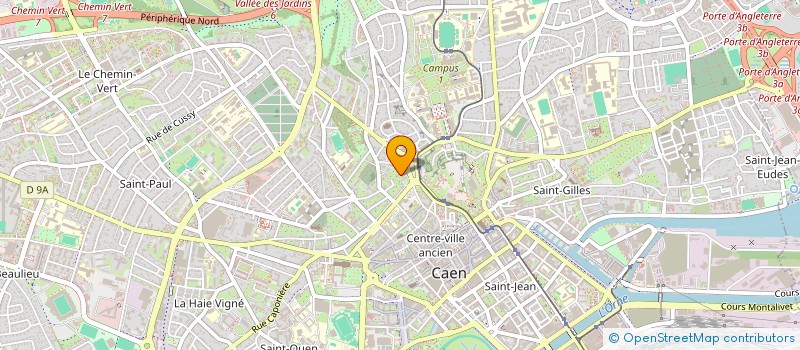 localisation de l'entreprise BCM PATRIMOINE à CAEN