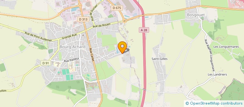 localisation de l'entreprise BCM PERFORMANCE  BOURG-ACHARD