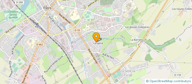 localisation de l'entreprise BCM PLIAGE à LA SELLE-LA-FORGE