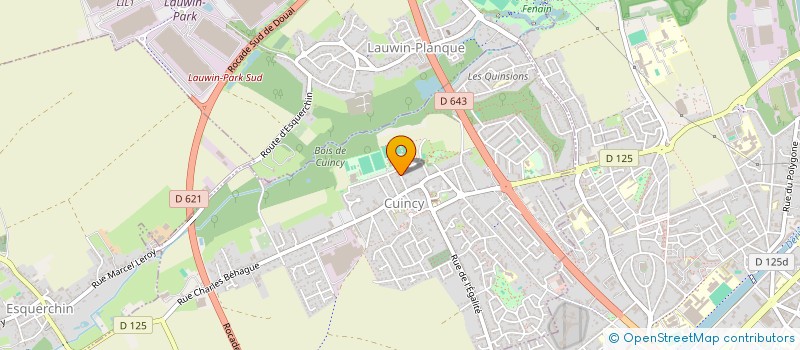 localisation de l'entreprise BCM TRANSPORT à CUINCY