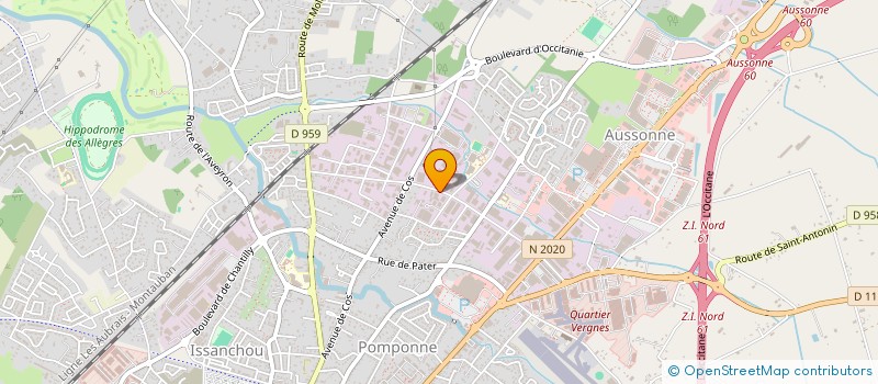 localisation de l'entreprise BCM VERANDA 82 à MONTAUBAN