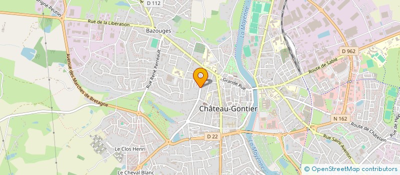 localisation de l'entreprise BCMA  CHATEAU-GONTIER-SUR-MAYENNE