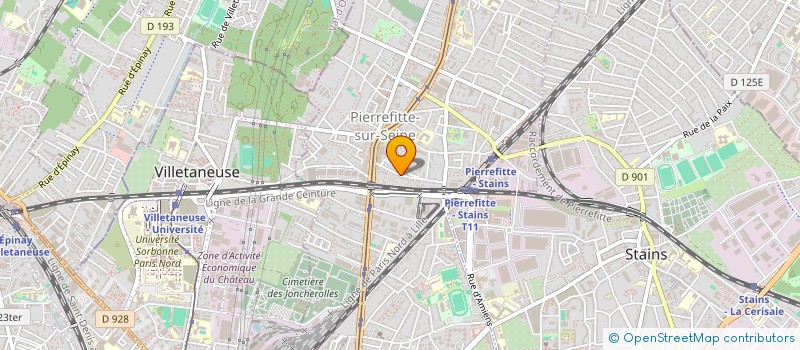 localisation de l'entreprise BCMC à PIERREFITTE-SUR-SEINE