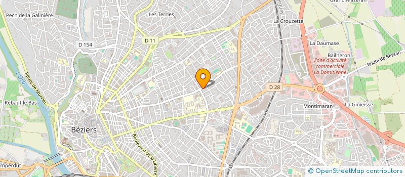 localisation de l'entreprise BCME OK IMMO  BEZIERS