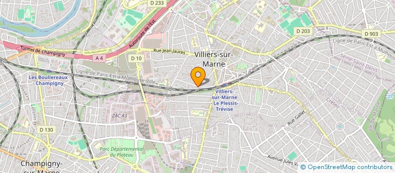 localisation de l'entreprise BCMF  VILLIERS-SUR-MARNE