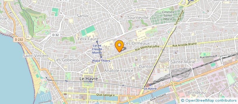 localisation de l'entreprise BCMJ à LE HAVRE