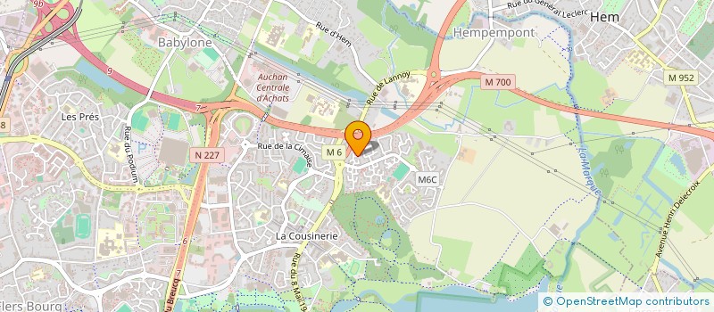 localisation de l'entreprise BCN  VILLENEUVE-D'ASCQ