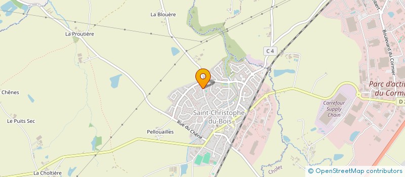 localisation de l'entreprise BCN  SAINT-CHRISTOPHE-DU-BOIS