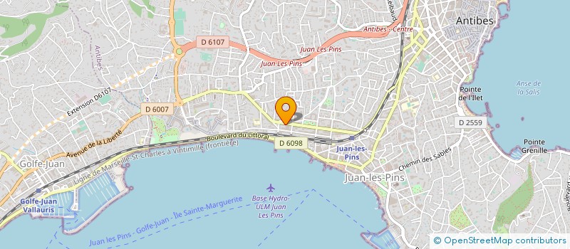 localisation de l'entreprise BCN PRESSING à ANTIBES