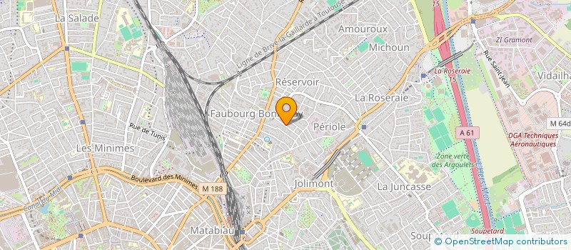 localisation de l'entreprise BCOM'6 à TOULOUSE