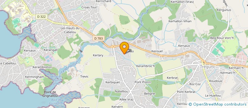 localisation de l'entreprise BCOMM  TREGUNC