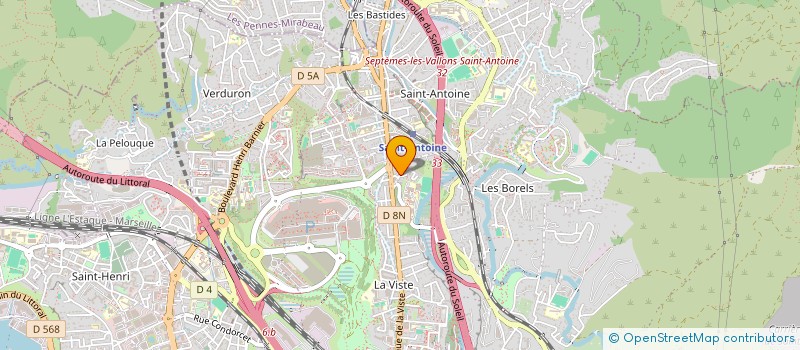 localisation de l'entreprise BCONS2 à MARSEILLE