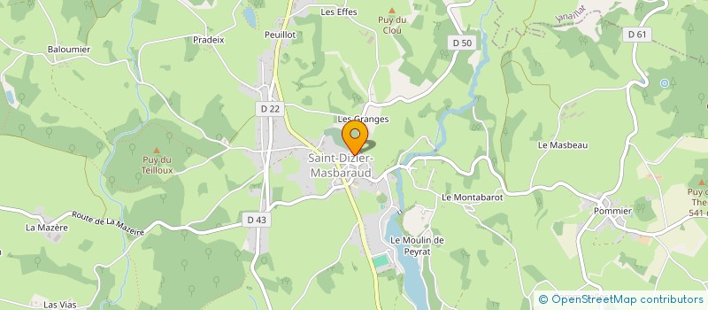 localisation de l'entreprise BCP 13 à SAINT-DIZIER-MASBARAUD