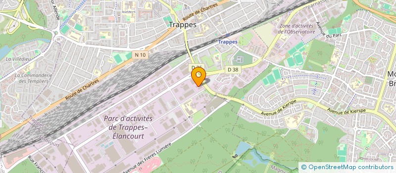 localisation de l'entreprise BCP  TRAPPES