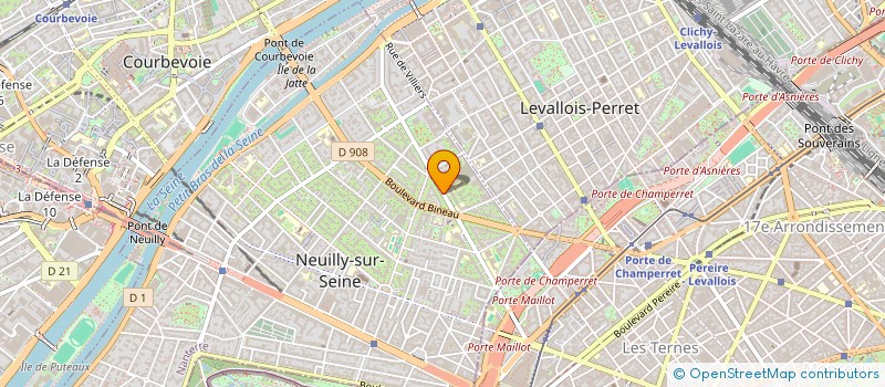localisation de l'entreprise BCP à NEUILLY-SUR-SEINE