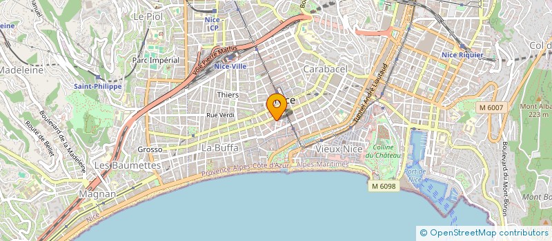 localisation de l'entreprise BCP DIFFUSION à NICE