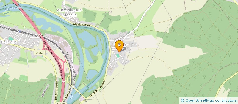 localisation de l'entreprise BCP HABITAT  MILLERY