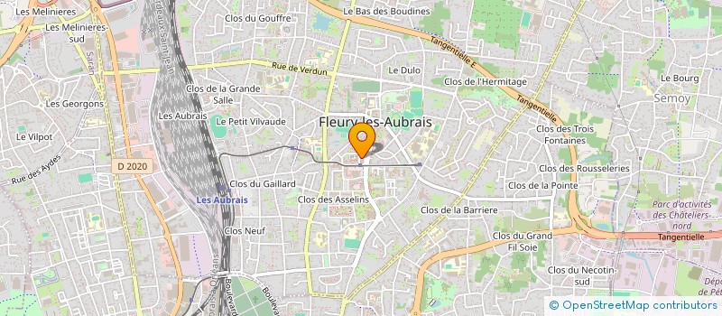 localisation de l'entreprise BCP INFORMATIQUE  FLEURY-LES-AUBRAIS