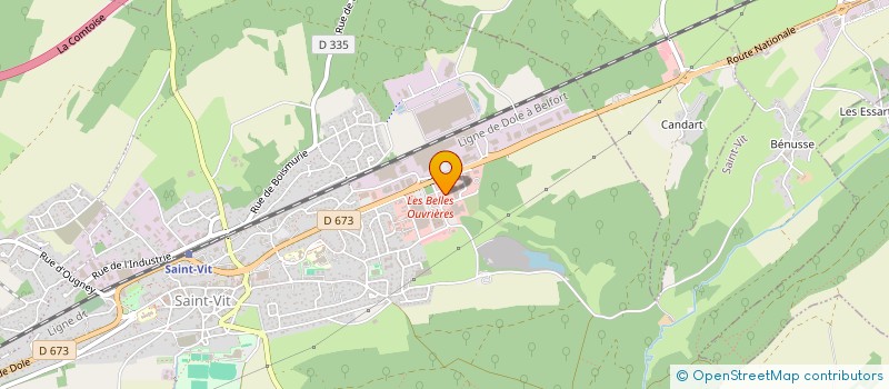 localisation de l'entreprise BCP INVEST  SAINT-VIT