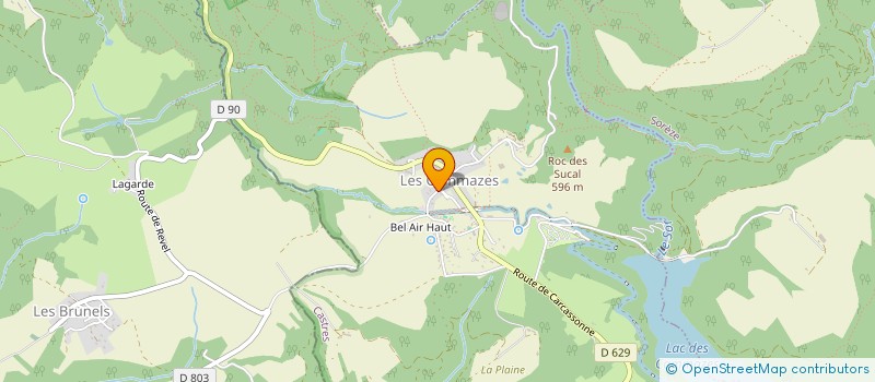 localisation de l'entreprise BCP PATRIMOINE  LES CAMMAZES