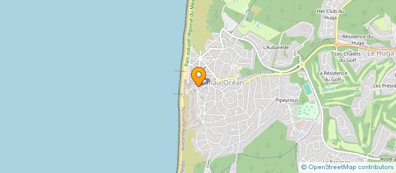 localisation de l'entreprise BCPC  LACANAU