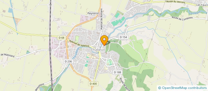 localisation de l'entreprise BCPM à CHABEUIL