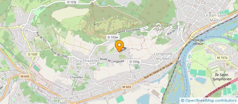 localisation de l'entreprise BCPR  SCY-CHAZELLES