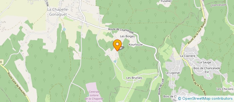 localisation de l'entreprise BCPRO à LA CHAPELLE GONAGUET