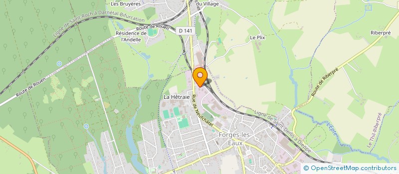 localisation de l'entreprise BCQ COUVERTURE  FORGES-LES-EAUX