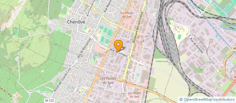 localisation de l'entreprise BCR 21  CHENOVE