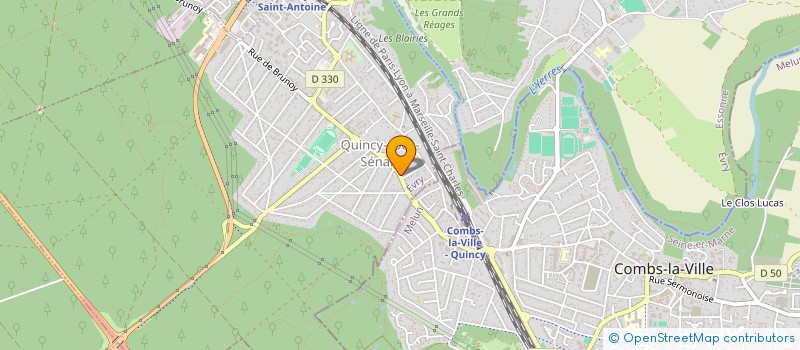 localisation de l'entreprise BCR  QUINCY-SOUS-SENART