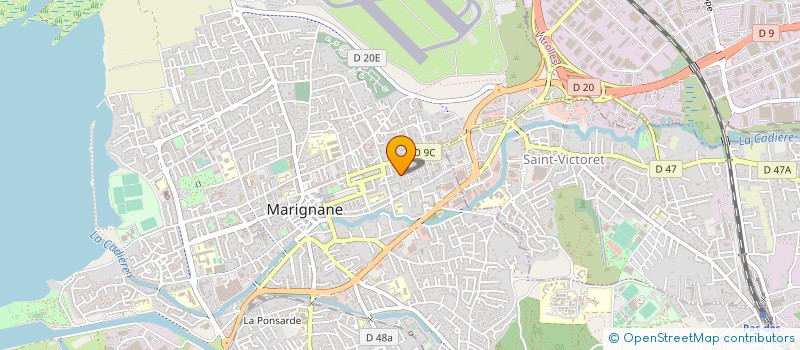 localisation de l'entreprise BCR à MARIGNANE
