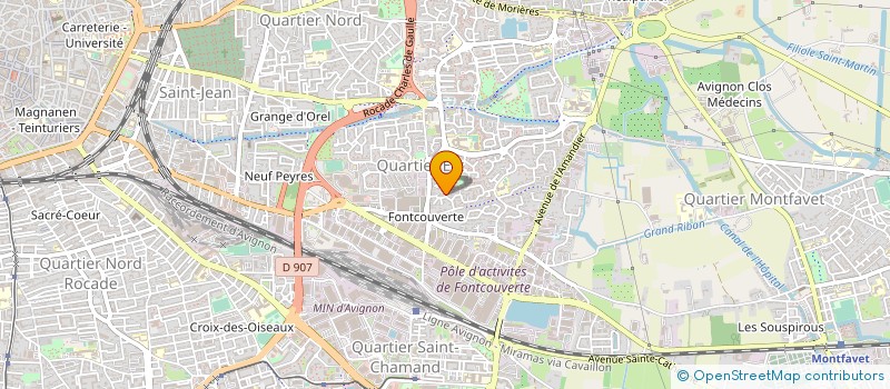 localisation de l'entreprise BCR à AVIGNON