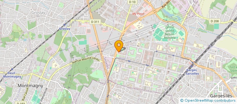 localisation de l'entreprise BCR  SARCELLES