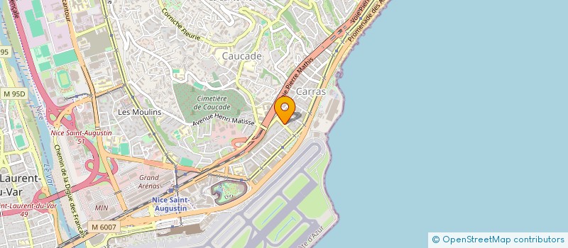 localisation de l'entreprise BCR à NICE