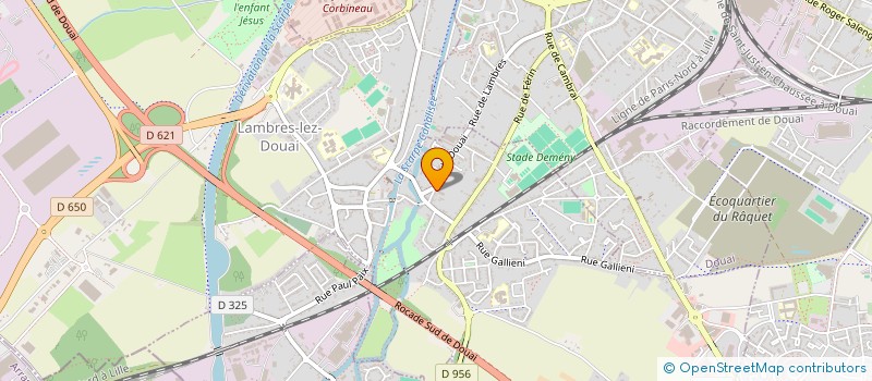 localisation de l'entreprise BCR  LAMBRES LEZ DOUAI