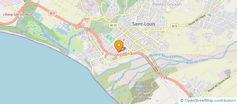 localisation de l'entreprise BCR à SAINT-LOUIS