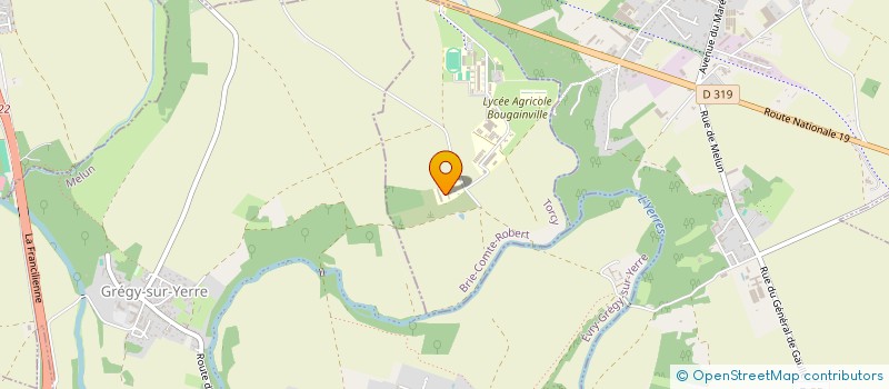 localisation de l'entreprise BCR AGRICULTURE  BRIE-COMTE-ROBERT