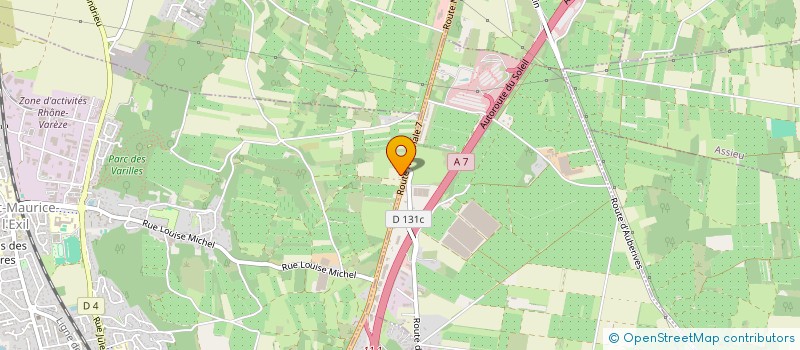 localisation de l'entreprise BCR AUTO 38  SAINT-MAURICE-L'EXIL