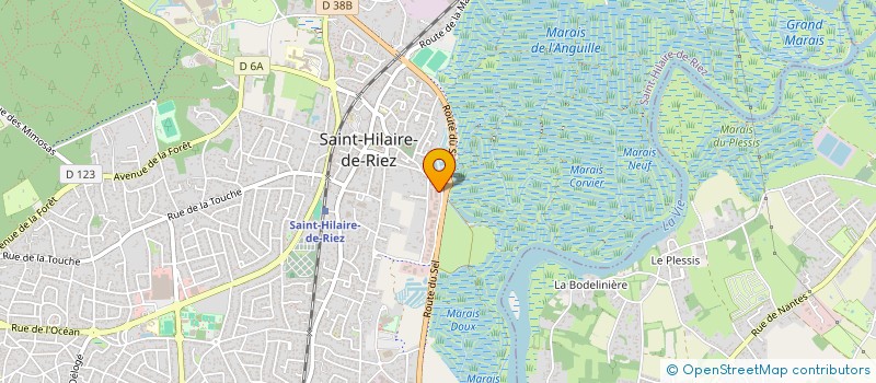 localisation de l'entreprise BCR-AVENIR à SAINT-HILAIRE-DE-RIEZ