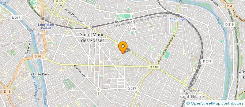 localisation de l'entreprise BCR CONFORT à SAINT-MAUR-DES-FOSSES