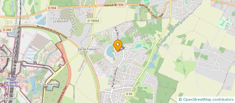 localisation de l'entreprise BCR & FAMILY  MAGNY-LE-HONGRE