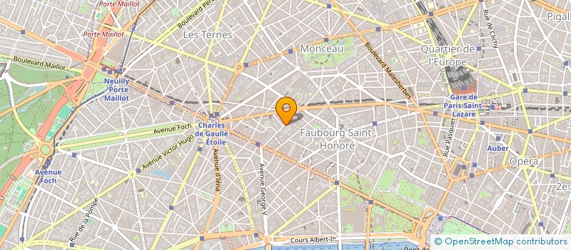 localisation de l'entreprise BCR FINANCES  PARIS