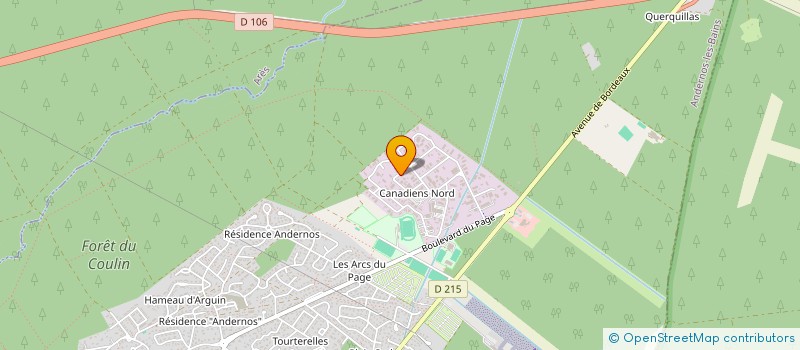 localisation de l'entreprise BCR HABITAT à ANDERNOS-LES-BAINS
