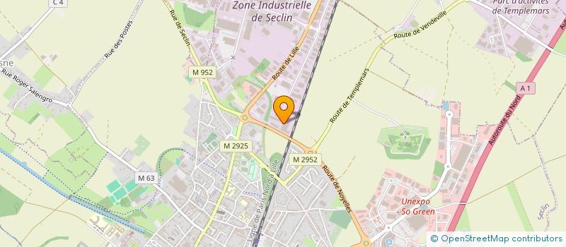 localisation de l'entreprise BCR IMMO  SECLIN